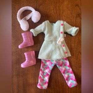 American Girl Wellie Wishers winter outfit